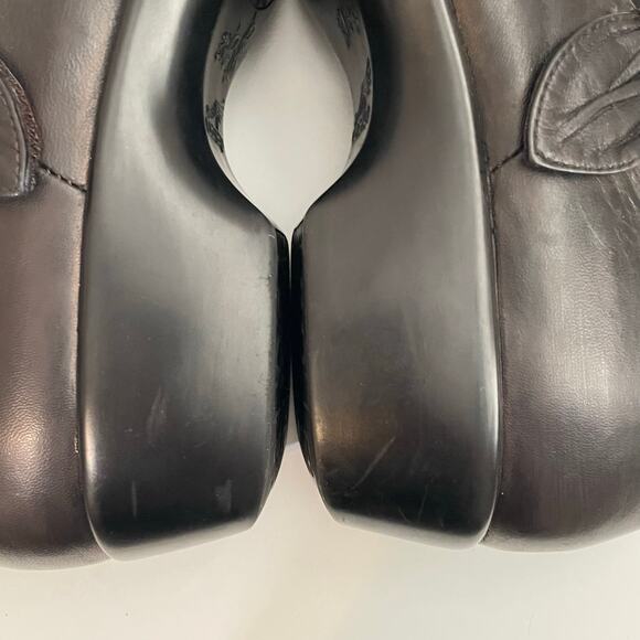 Dansko Ainsley Platform Mary Jane Comfort Clogs Leather Dark Brown Women’s sz 9 - Picture 7 of 13